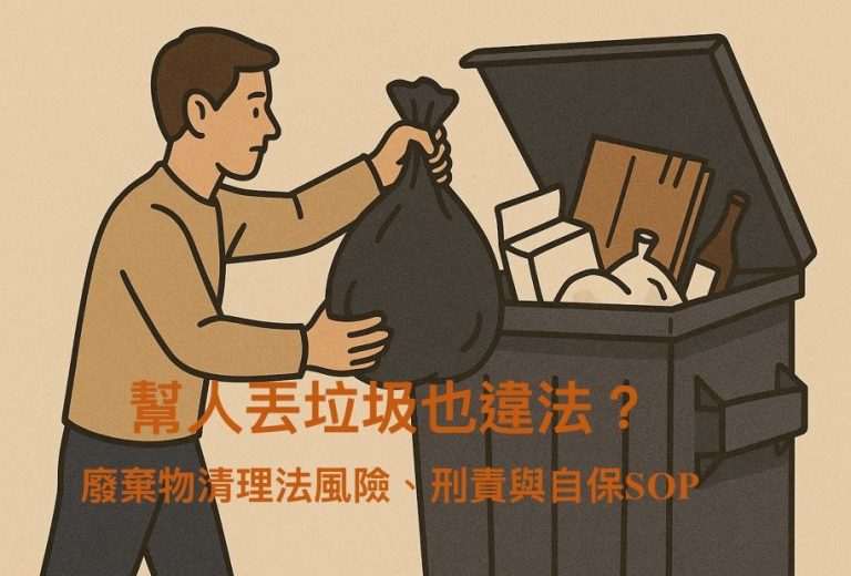 幫人丟垃圾