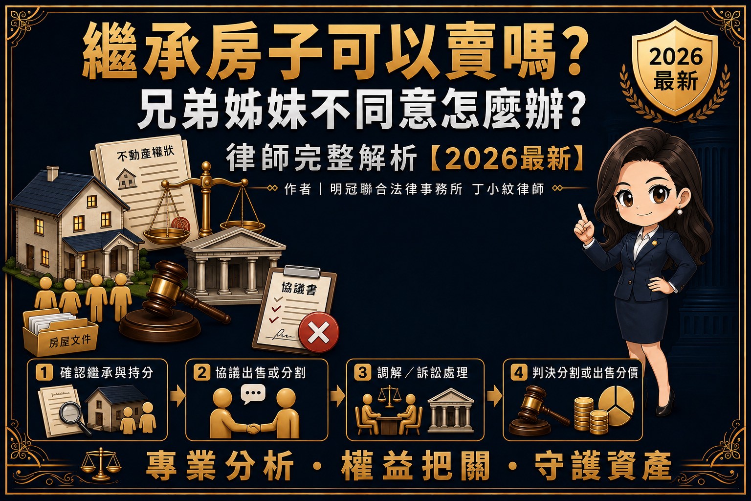 繼承的房子可以賣，但不是任何情況都能直接賣。