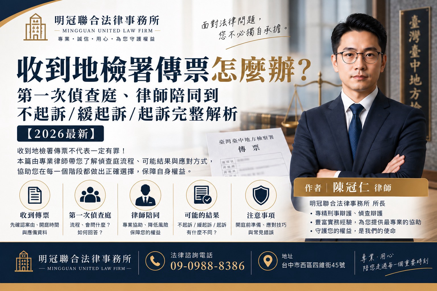 第一次偵查庭真正重要的不是背標準答案, 而是先弄清楚案件事實、證據,以及檢察官現在真正懷疑的是什麼。
